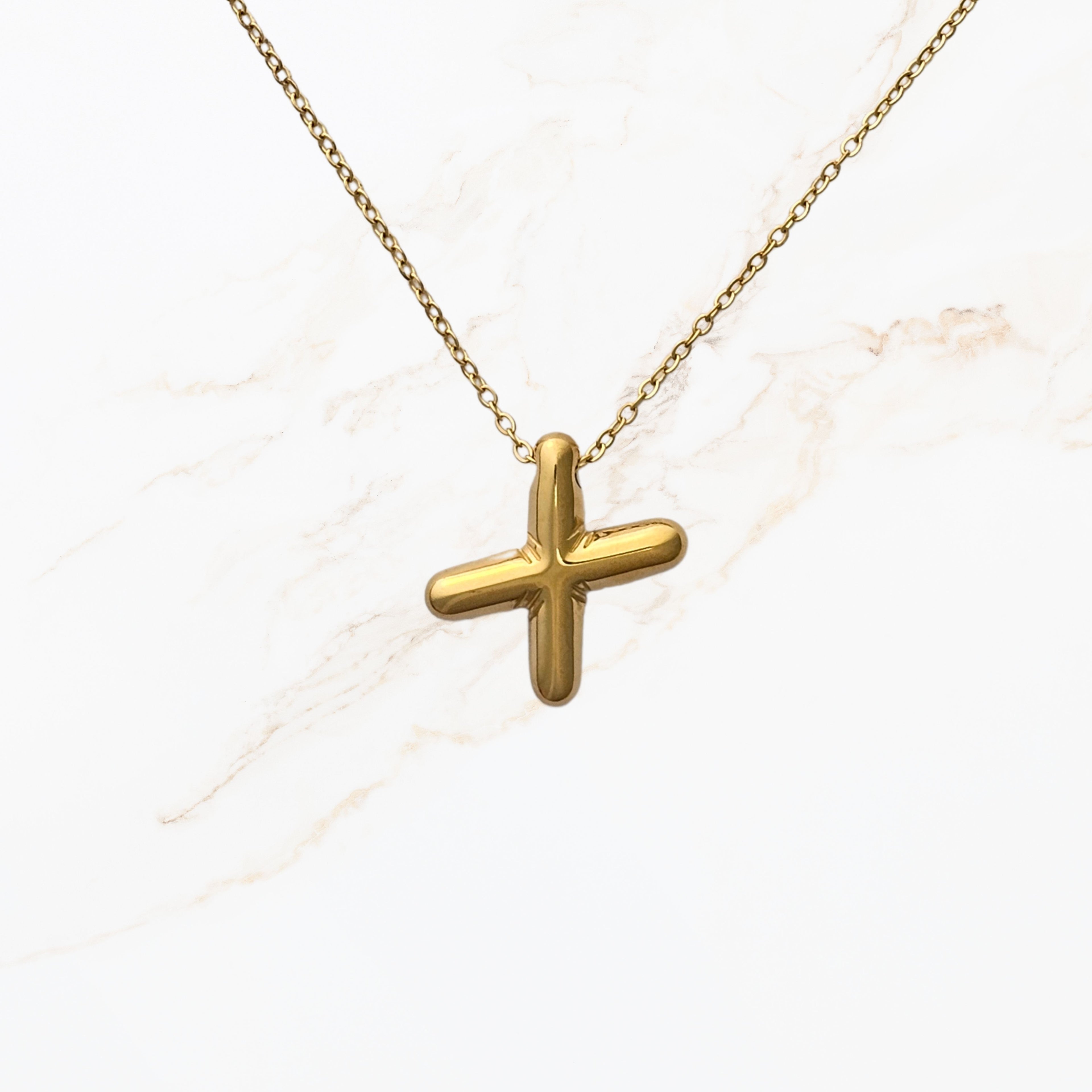 Goudkleurige Initialen ketting A-Z