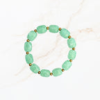 Groene kralen armband