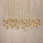 Goudkleurige Initialen ketting A-Z