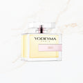 Seyso Yodeyma Iris parfum dames luxe zachte poederige geur met verpakking verkrijgbaar in 15 ml 50 ml en 100 ml elegante glazen flacon