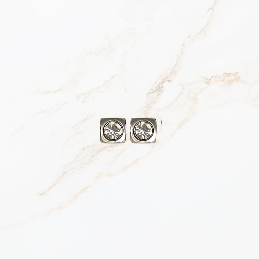 Crystal Square – Oorbel