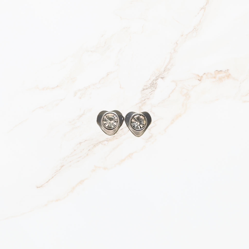 Crystal Heart – Oorbel