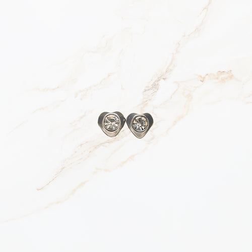 Crystal Heart – Oorbel