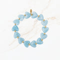 Elastische hartjes armband