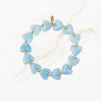 Elastische hartjes armband