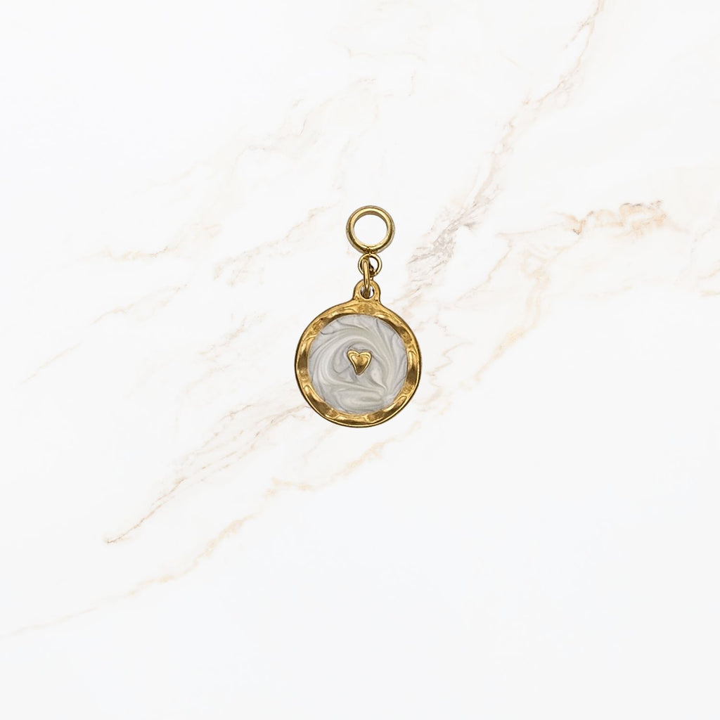 Seyso inner heart stainless steel bedeltje uit Design Your Own collectie