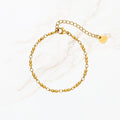 Minimlistische goudkleurige armband