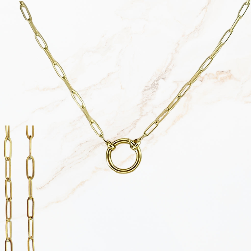 Stainless steel design your own ketting waarbij je zelf de lengte kiest, een connector toevoegt en meerdere bedels combineert tot een persoonlijk sieraad