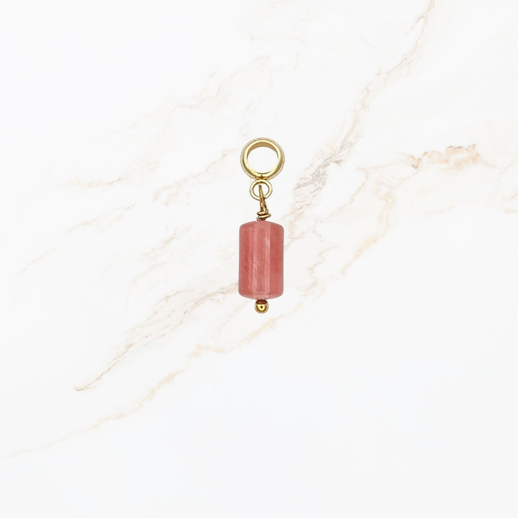 Seyso steen stainless steel bedeltje in meerdere kleuren uit Design Your Own collectie