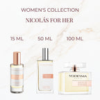 Seyso Yodeyma Nicolas for Her parfum fles elegant vrouwelijk