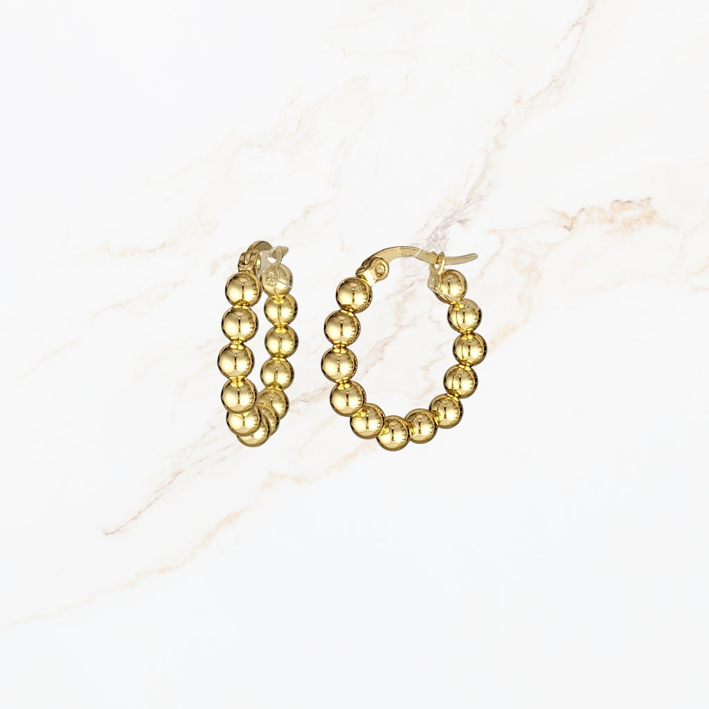 Kralenring – Oorbel