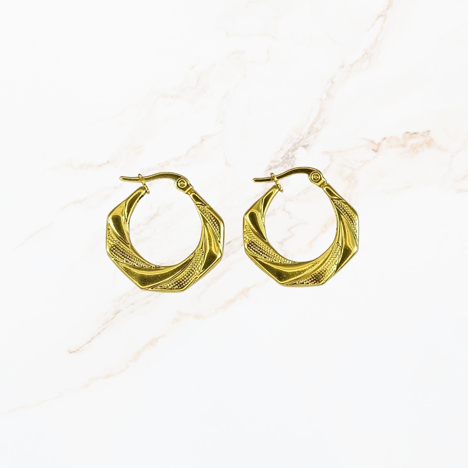 Goude Twist - Oorbel