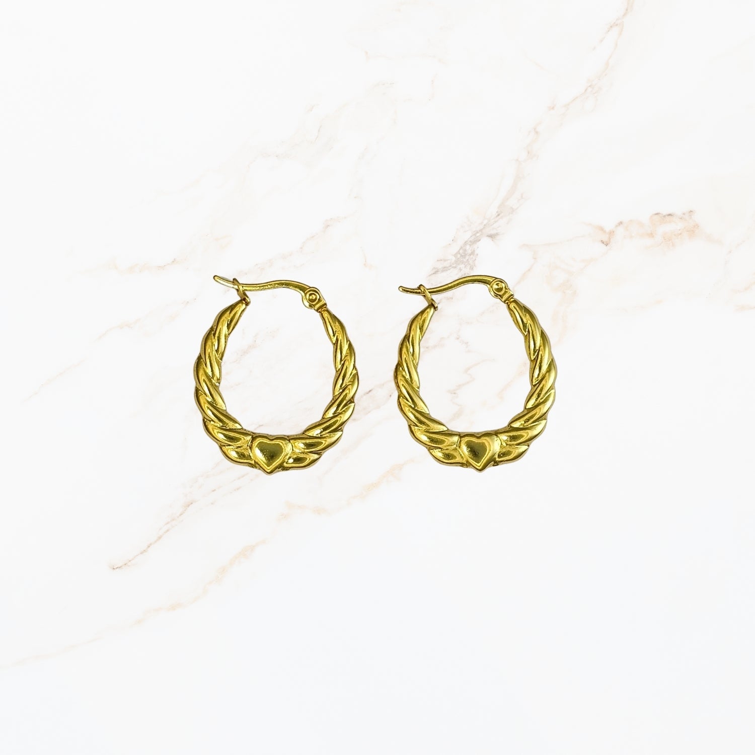 Twisted Hart - Oorbel