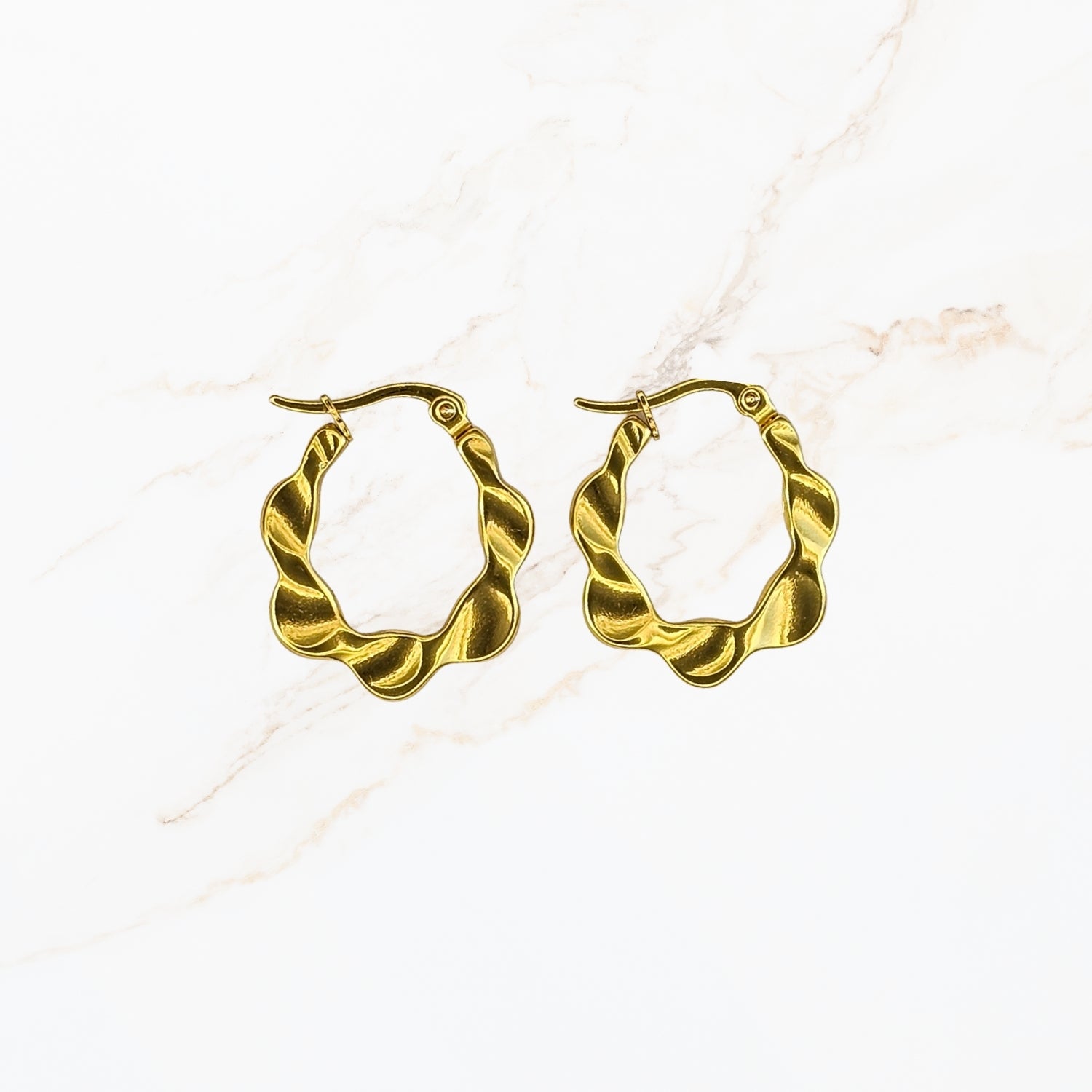 Elara Wave Hoops