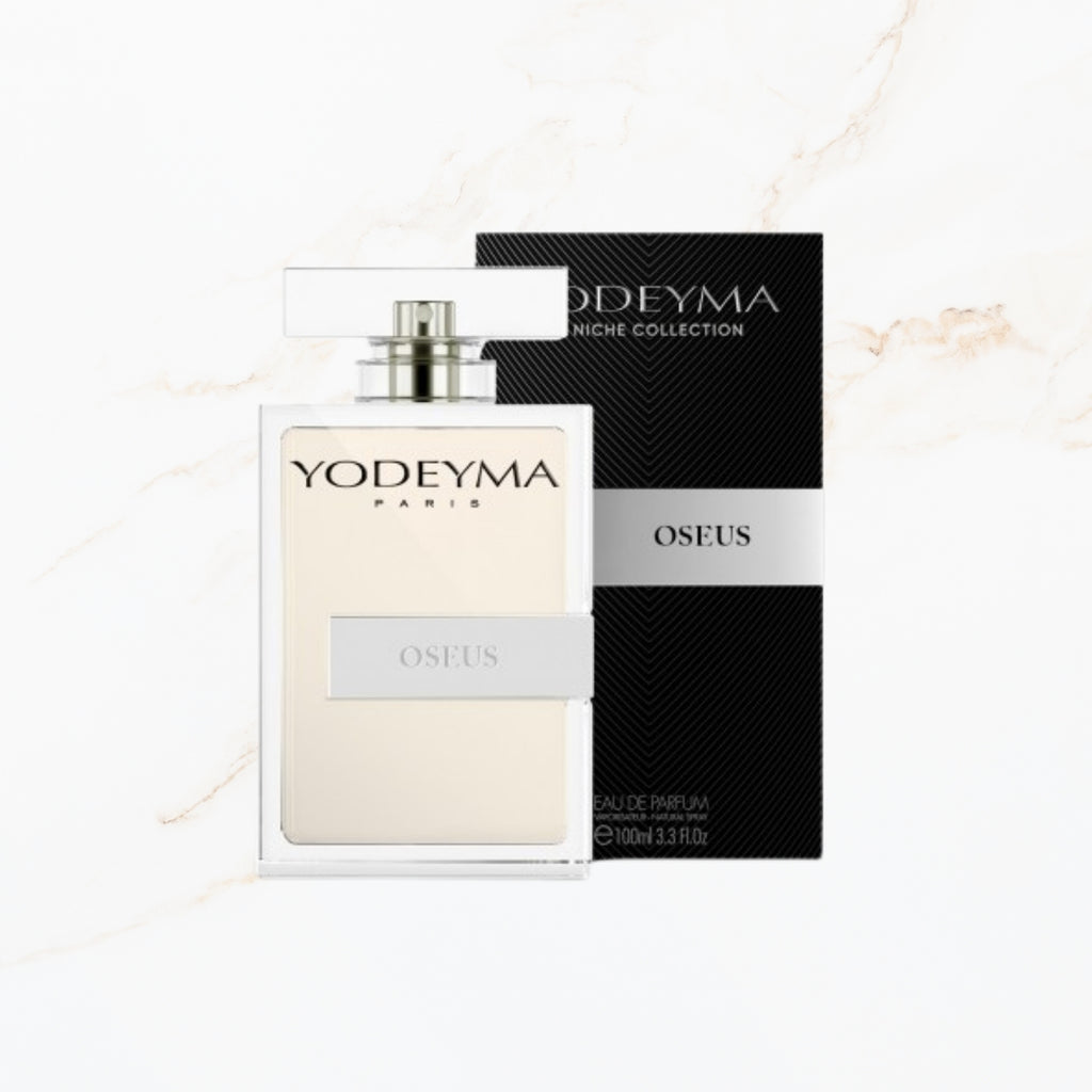 Seyso Yodeyma Oseus parfum fles modern elegant design