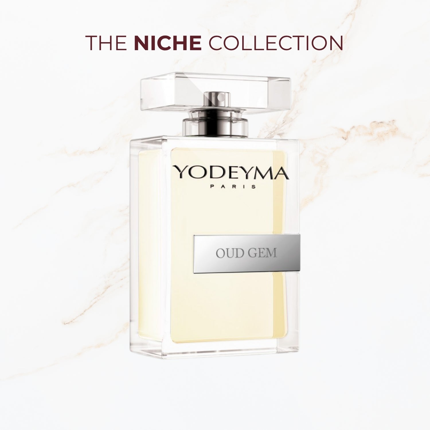 Seyso Yodeyma Oud Gem parfum fles luxe mysterieus design