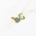 Amora Twin Heart Ring