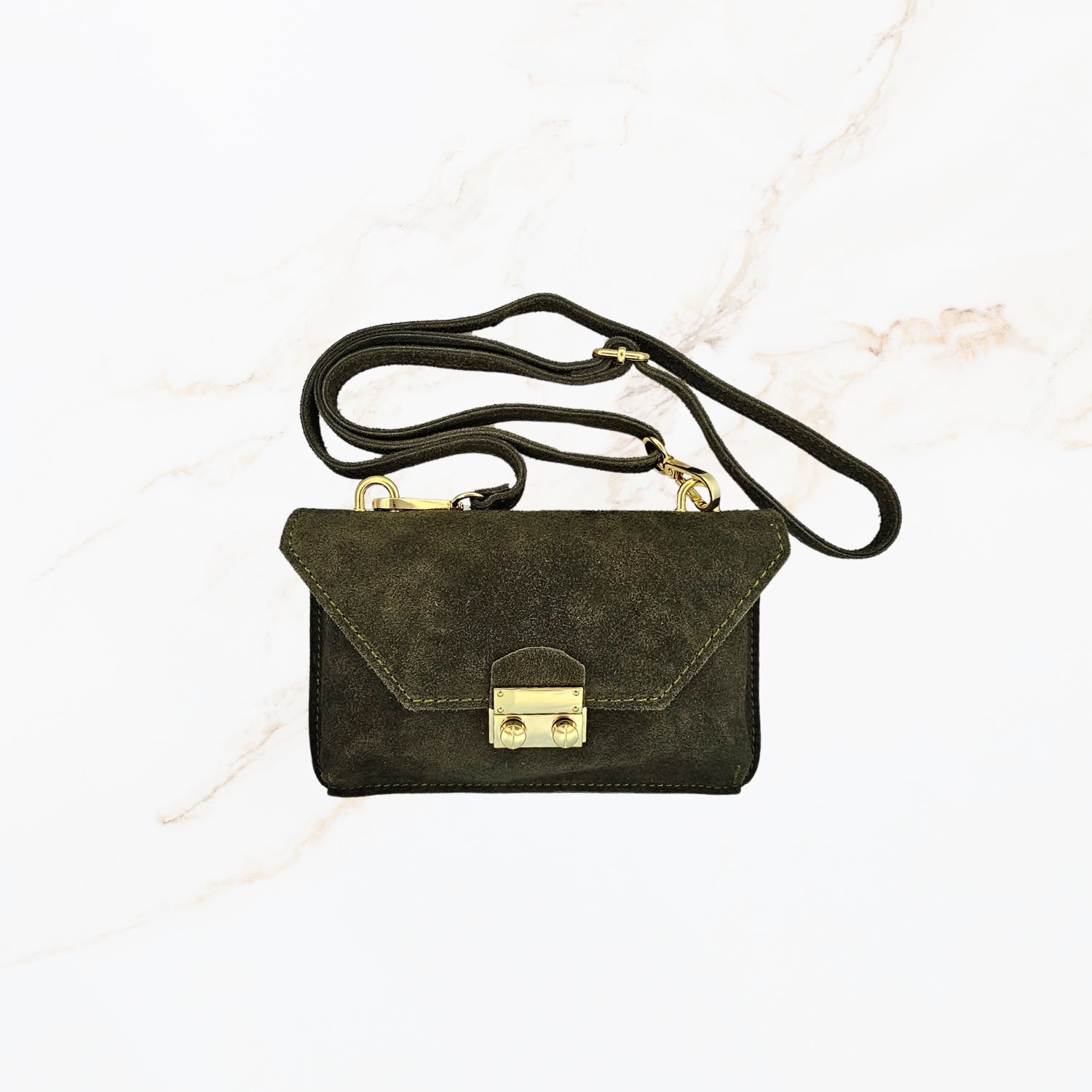 Bag Suede Groen - Tas