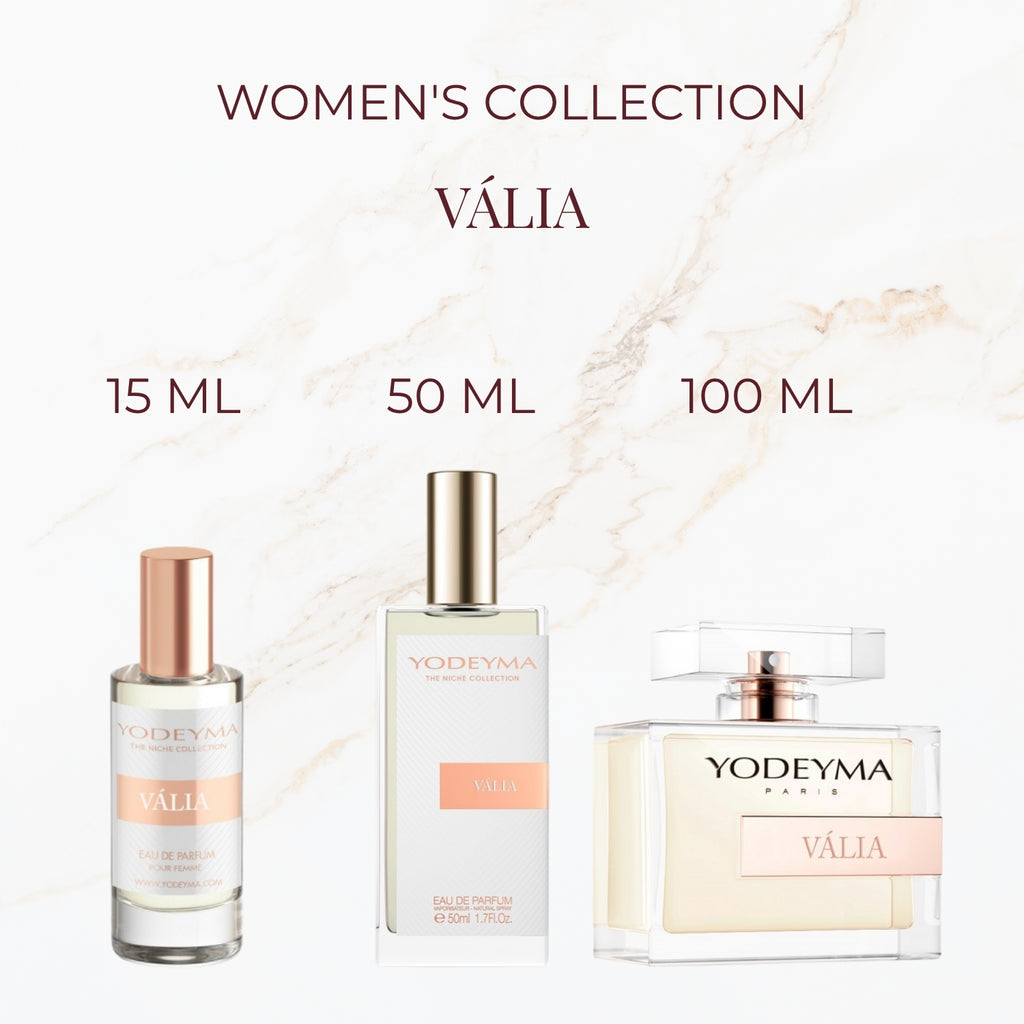 Seyso Yodeyma Valia parfum fles elegant modern design