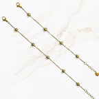 Witte parel bloem kralen armband