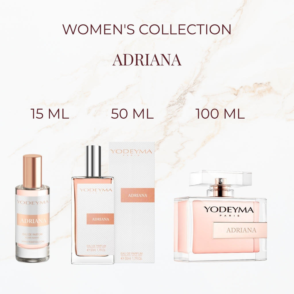 Yodeyma Adriana parfum verkrijgbaar in 15 ml 50 ml en 100 ml