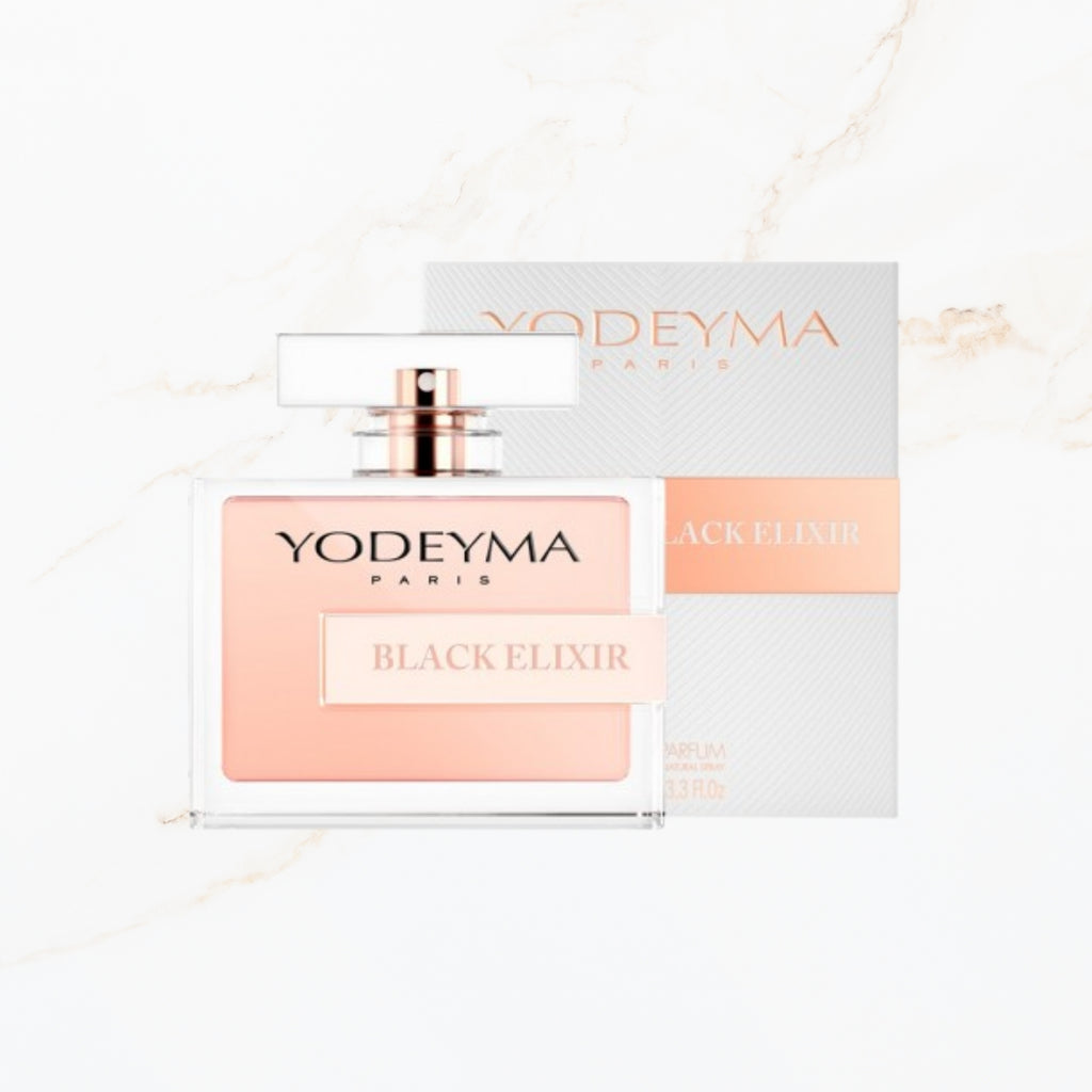 Yodeyma Black Elixir Eau de Parfum met luxe verpakking