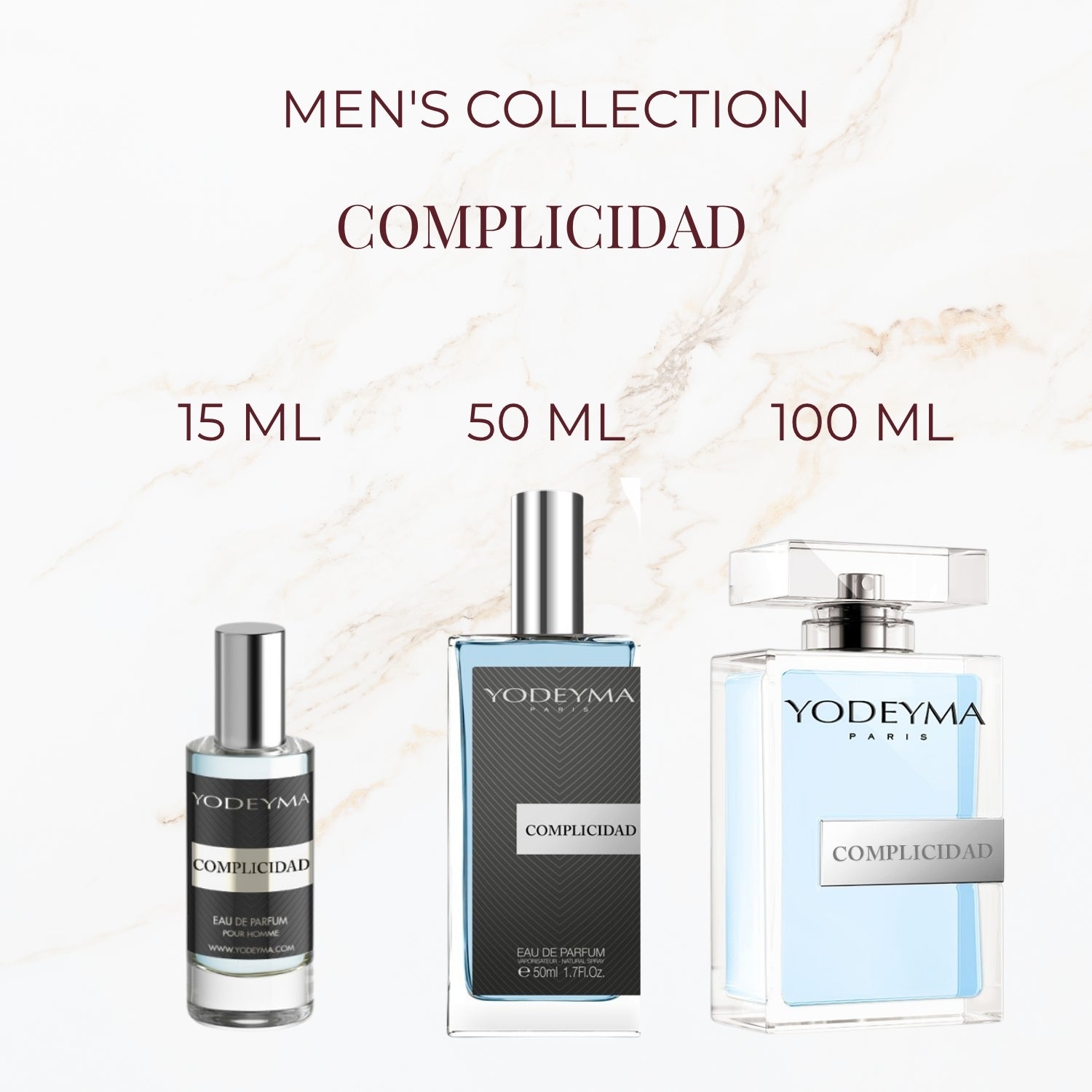 Yodeyma Complicidad parfum verkrijgbaar in 15 ml 50 ml en 100 ml