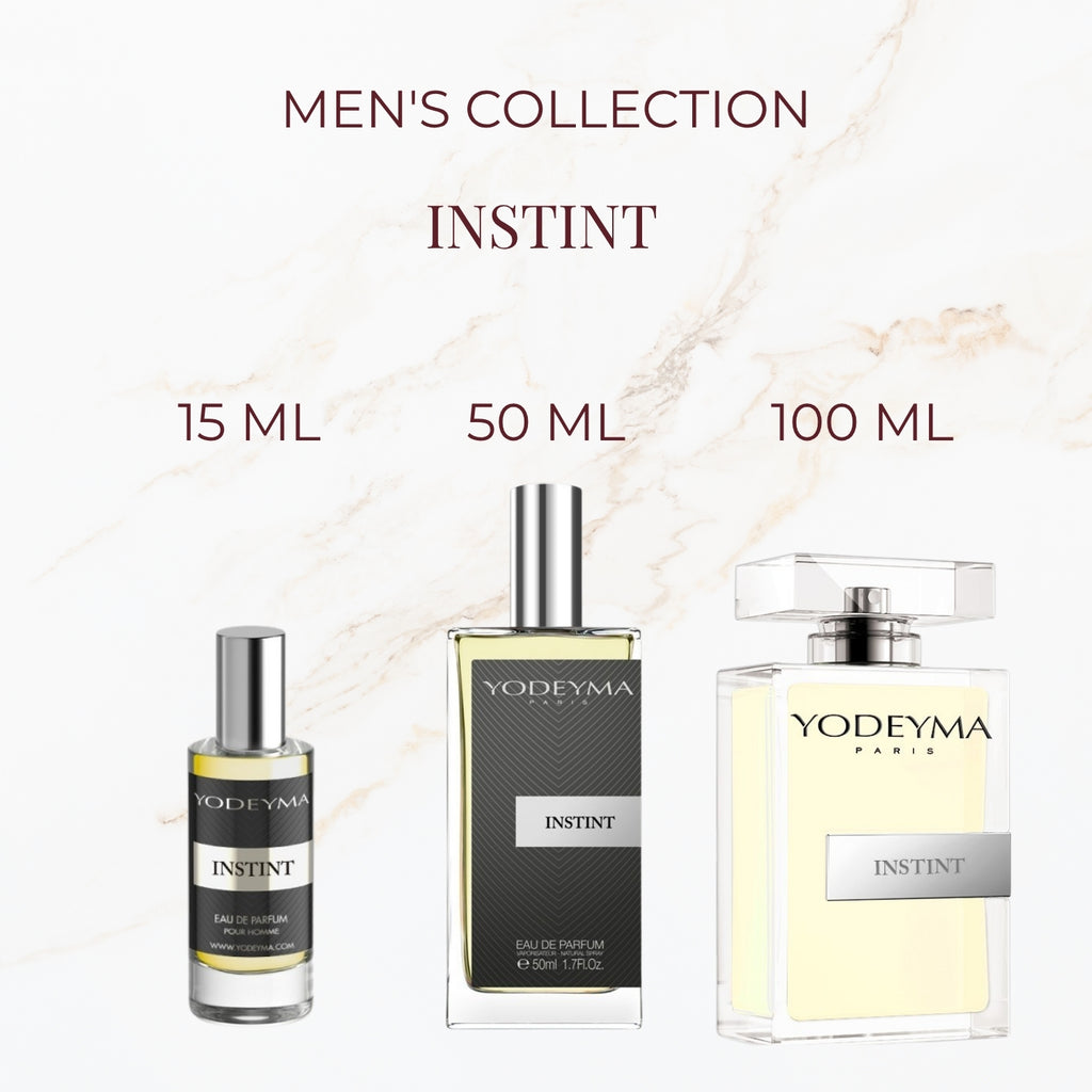 Yodeyma Instint parfum verkrijgbaar in 15 ml 50 ml en 100 ml