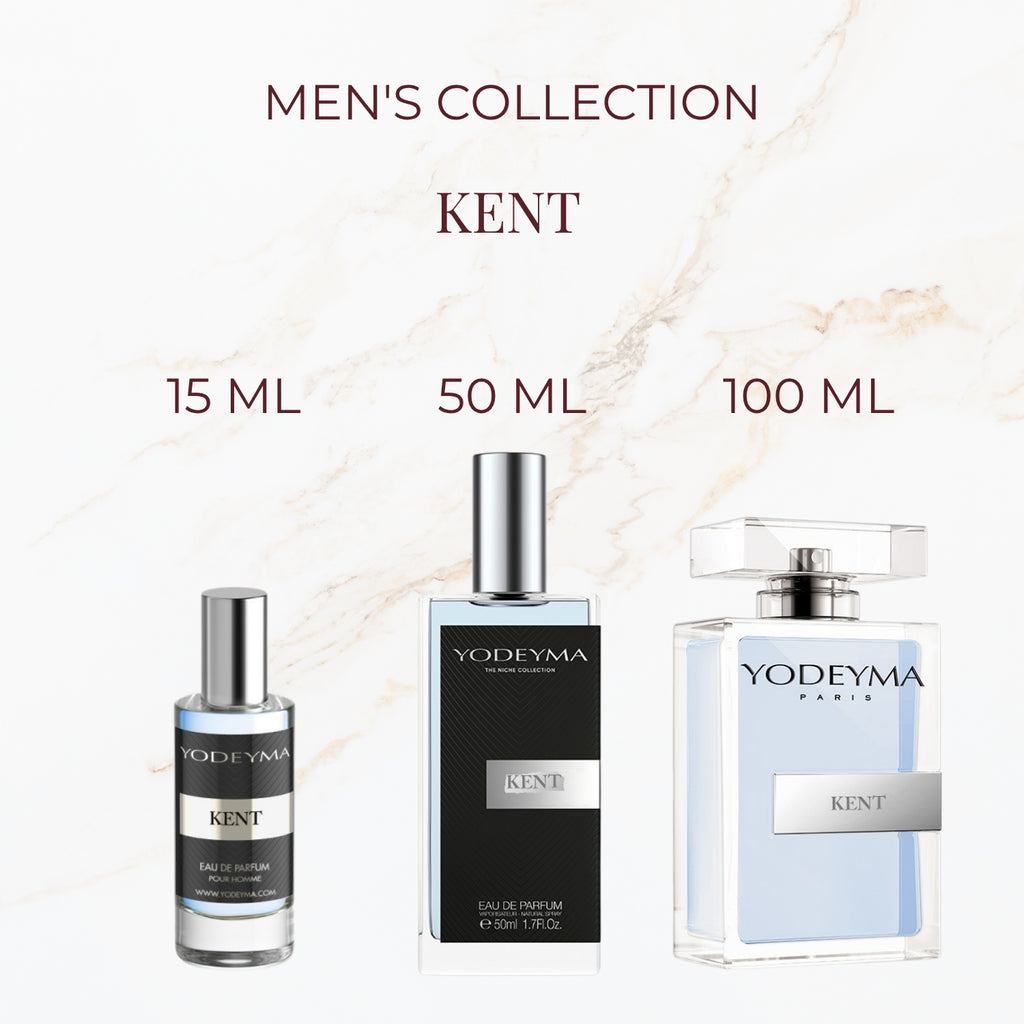 Yodeyma Kent parfum verkrijgbaar in 15 ml 50 ml en 100 ml