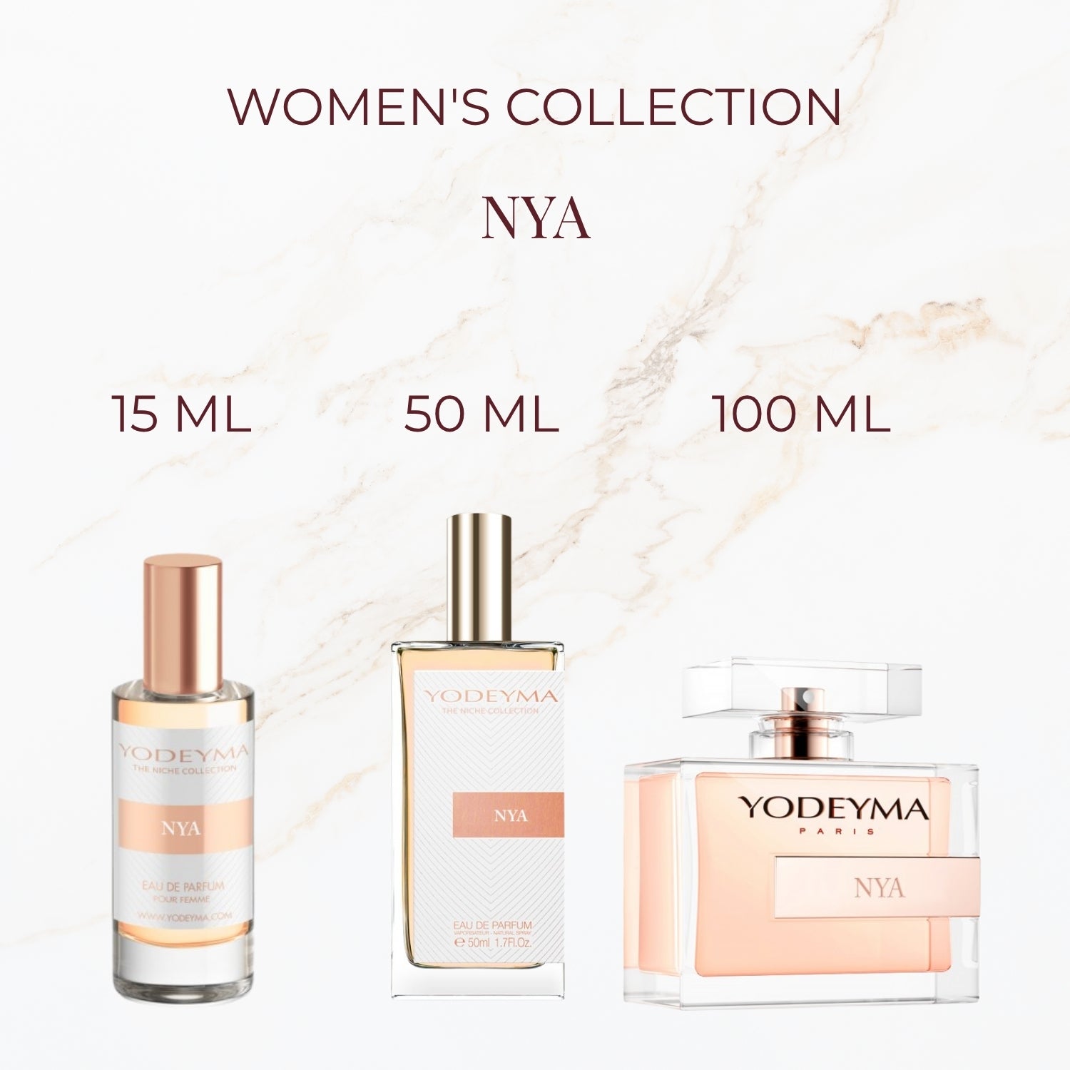 Yodeyma Nya parfum verkrijgbaar in 15 ml 50 ml en 100 ml