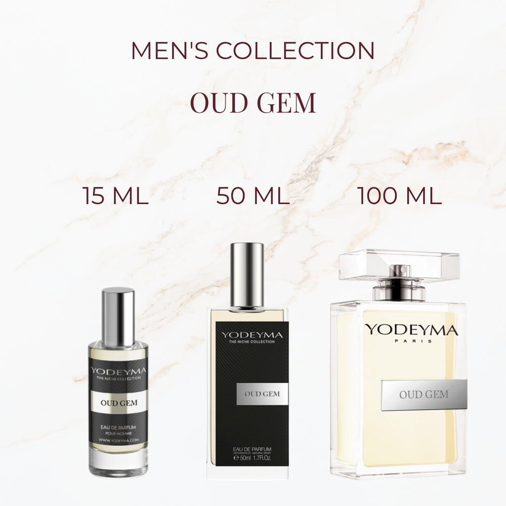 Yodeyma Oud Gem parfum verkrijgbaar in 15 ml 50 ml en 100 ml