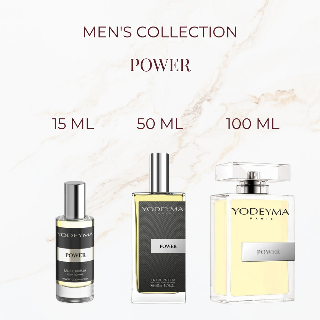 Yodeyma Power parfum verkrijgbaar in 15 ml 50 ml en 100 ml