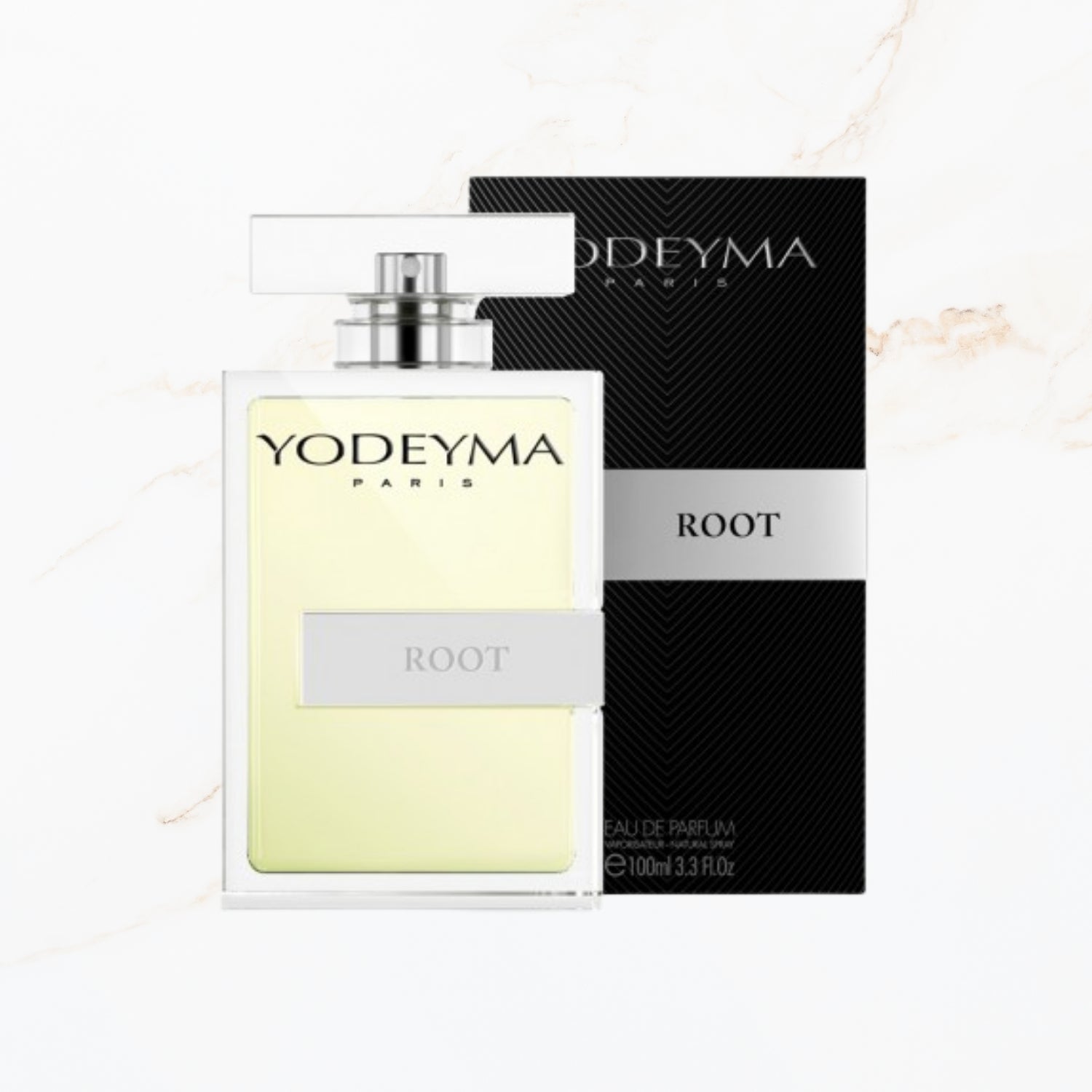 Yodeyma Root Eau de Parfum met luxe verpakking