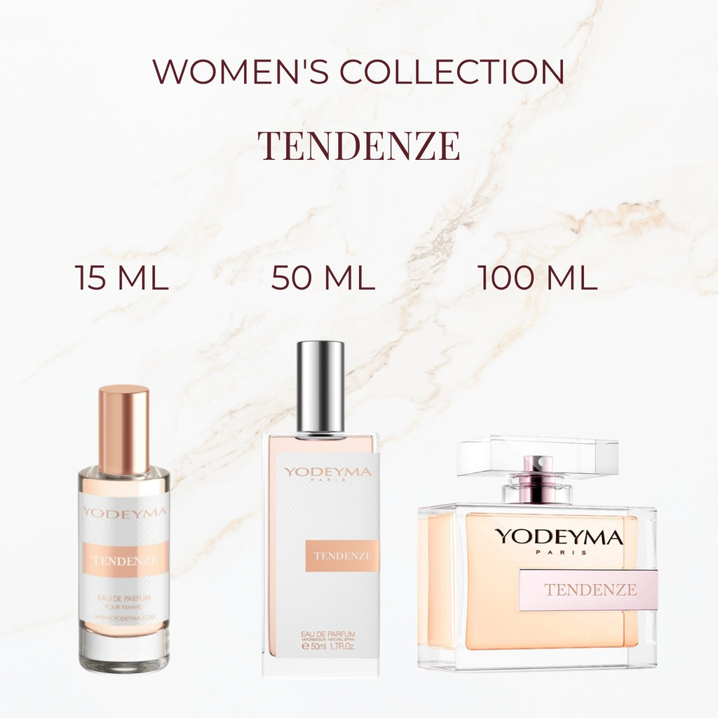 Yodeyma Tendenze parfum verkrijgbaar in 15 ml 50 ml en 100 ml