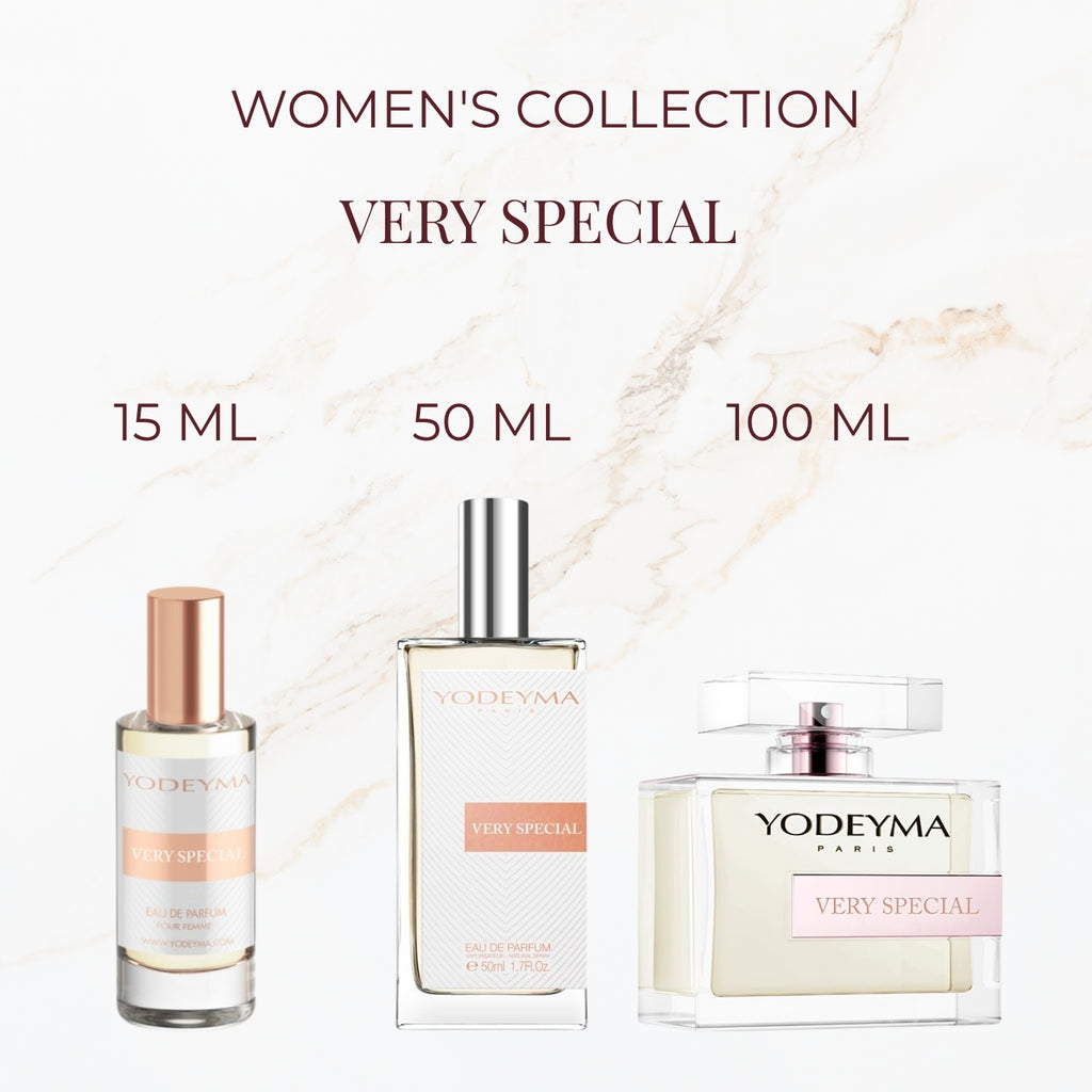 Yodeyma Very Special parfum verkrijgbaar in 15 ml 50 ml en 100 ml