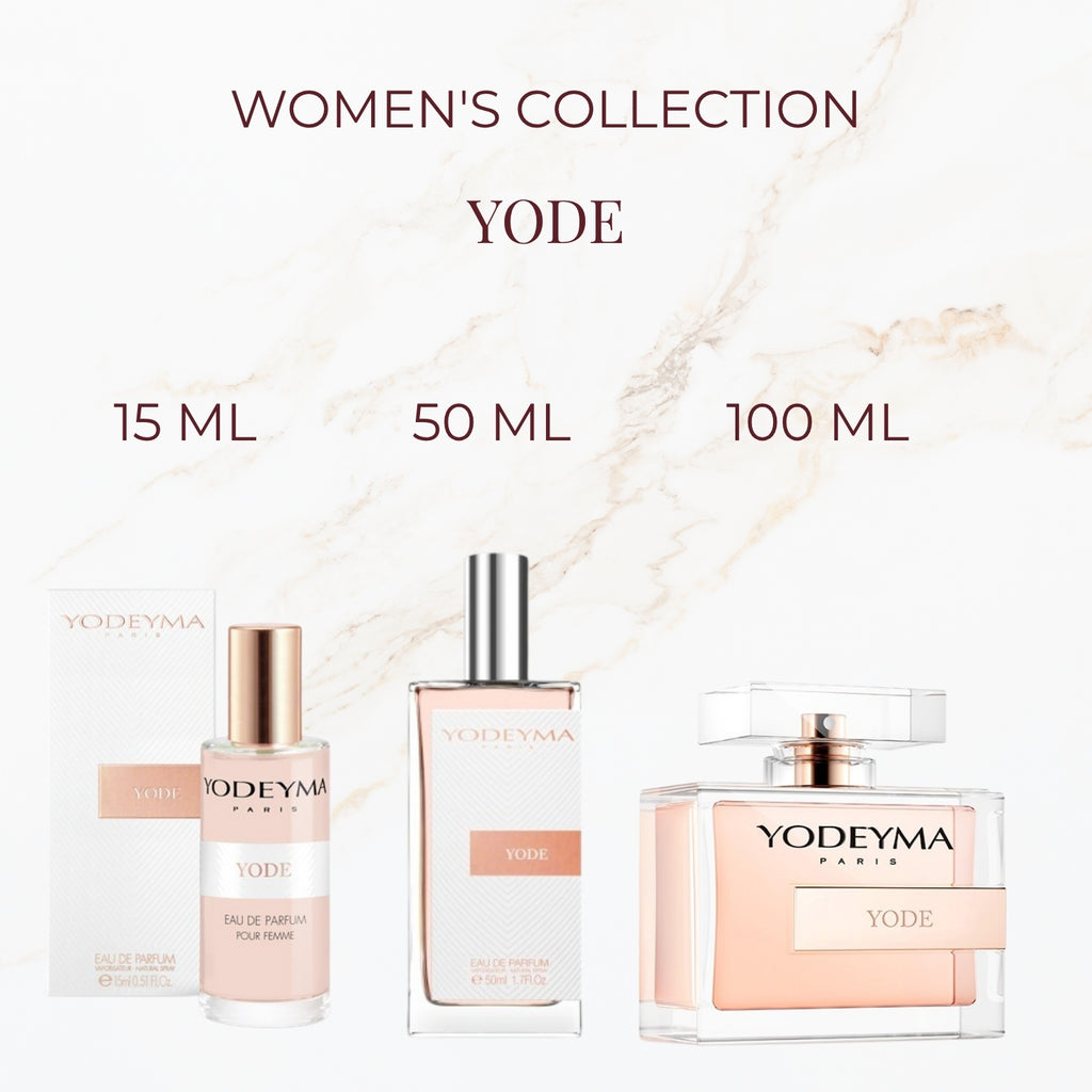 Yodeyma Yode parfum verkrijgbaar in 15 ml 50 ml en 100 ml