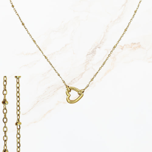 Stainless steel design your own ketting waarbij je zelf de lengte kiest, een connector toevoegt en meerdere bedels combineert tot een persoonlijk sieraad